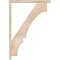 Ekena Millwork Balboa Block Smooth Bracket w/ Offset Brace, Douglas Fir, 3 1/2"W x 28"D x 40"H BKT0402X28X40BOA05SDF - alternate 4